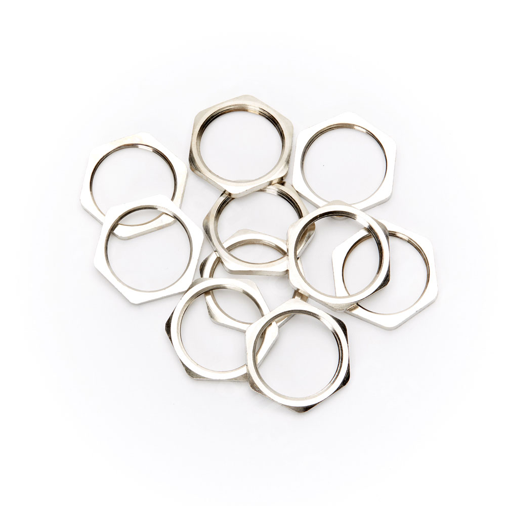 Connection nut, brass, PG16