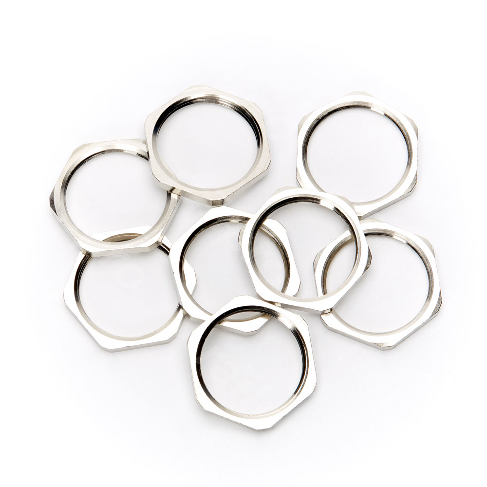 Connection nut, brass, PG21