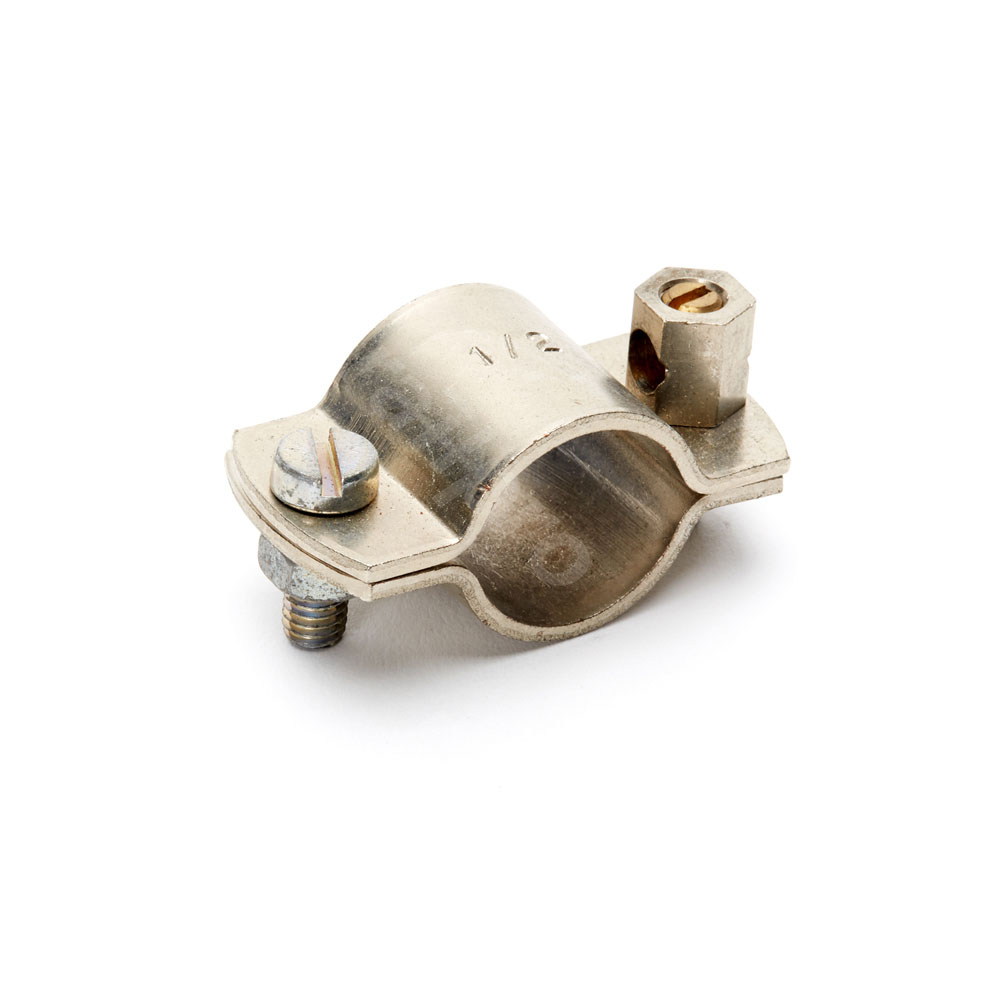 Grounding clamp, universal, 1/2"