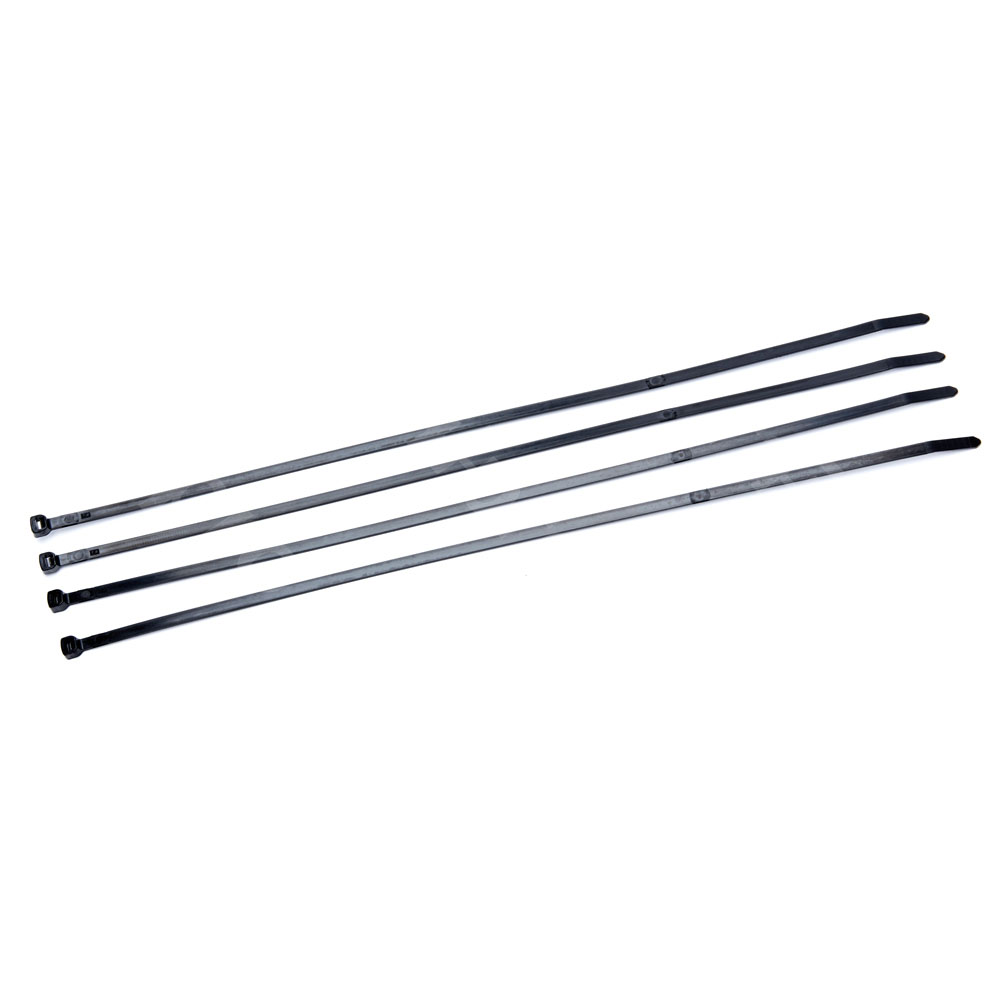 Cable tie, 366mm, bk, uv