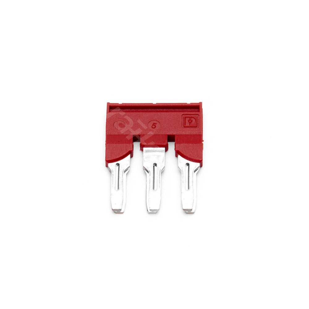 Connection bridge, UT6, red, 3-pole (Phoenix)