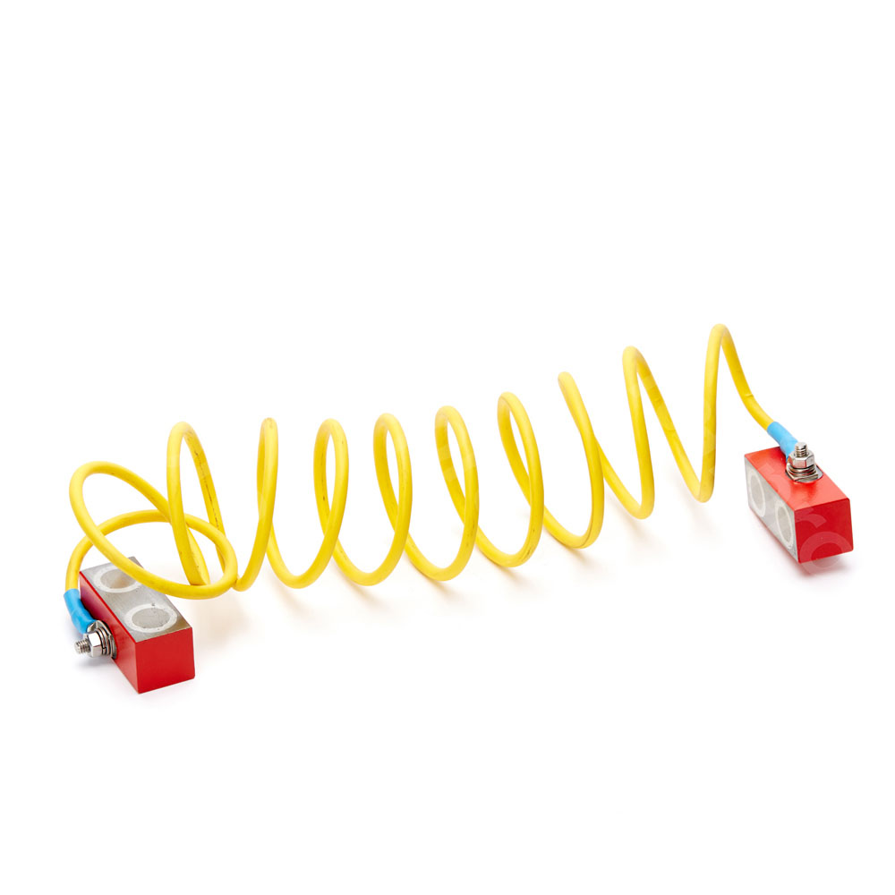 Short-circuit cable, with 2 socket magnets