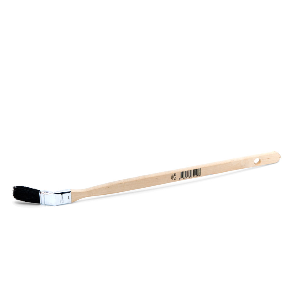 Brush, radiator, angled, 25mm