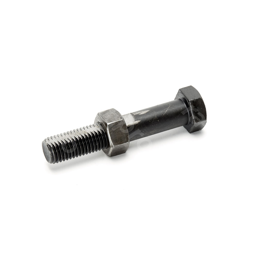 Hex bolt, with nut, M24x130mm, flattened