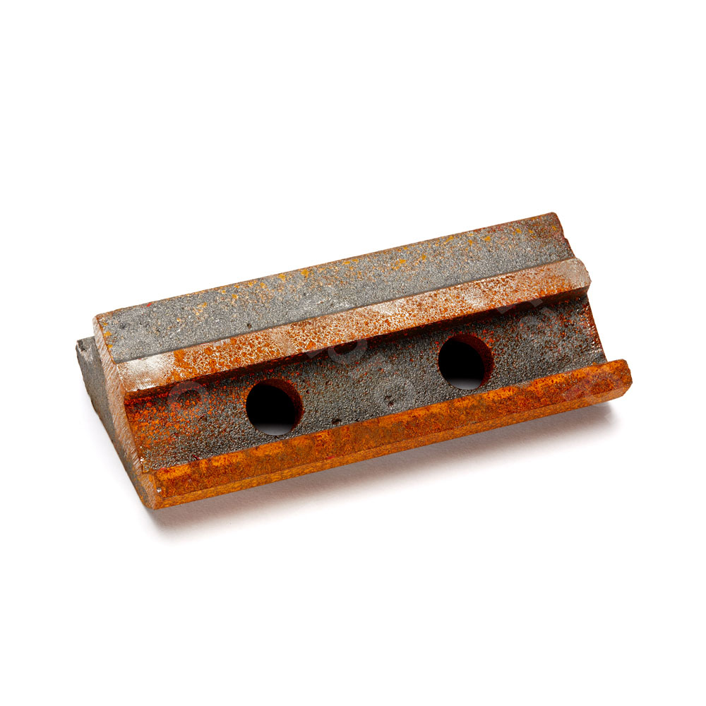 Support clamp plate, with 2-holes, cast iron, 220mm