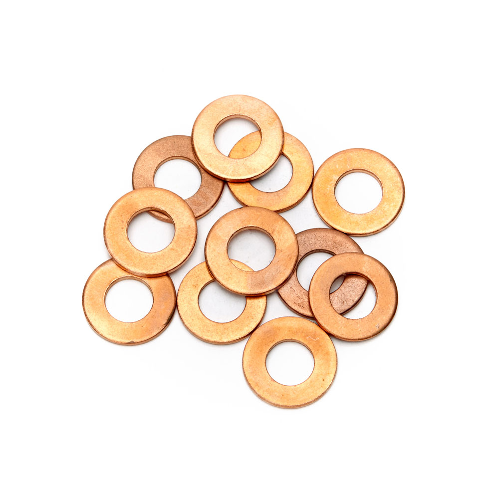 Washer, copper, M10, DIN125A