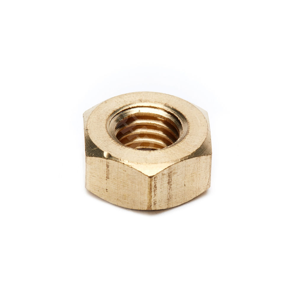 Hex nut,brass,M10,DIN934