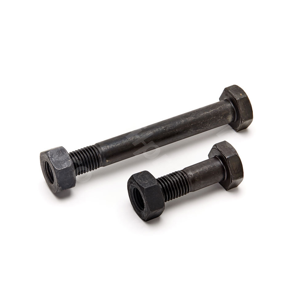 Hex bolt, with nut, 10.9/10, M24x80mm