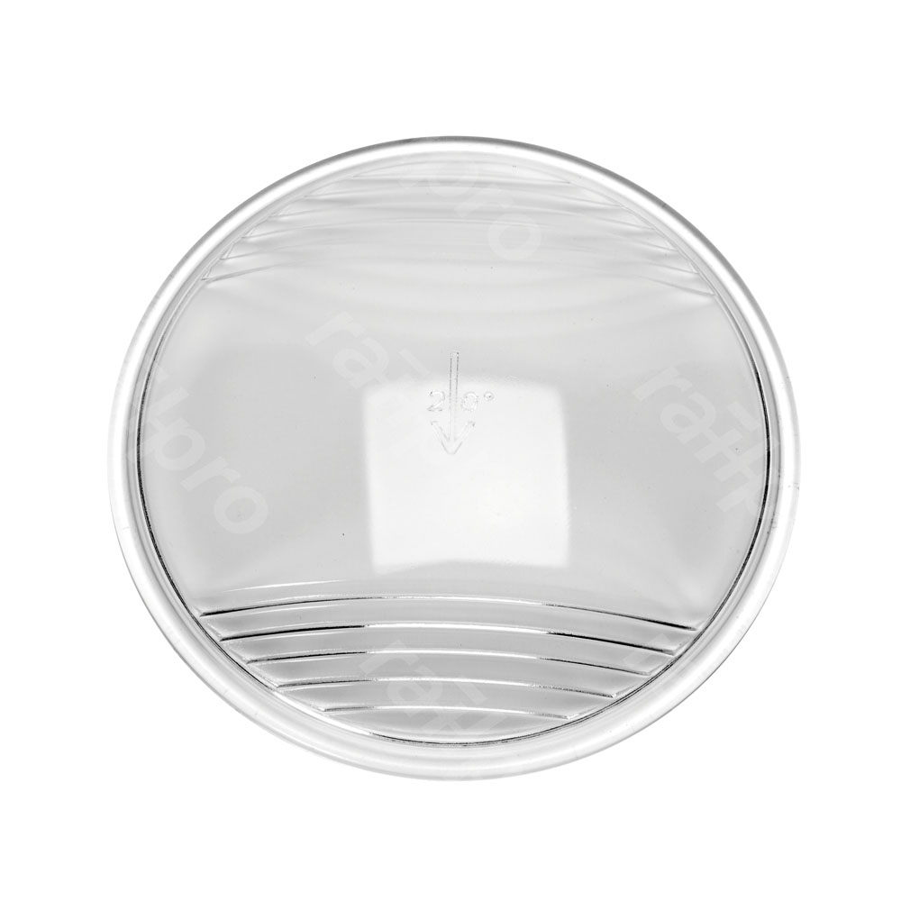 Lens, for lamp housing, 20°, clear, glass, 162mm