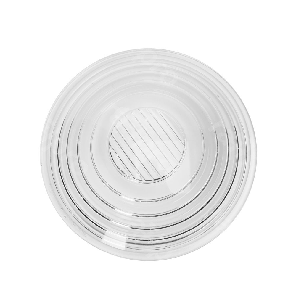 Lens, for lamp housing, 40°, clear, glass, 162mm