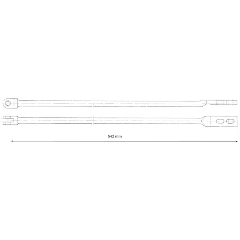 Drive rod, No. 2411, 542mm