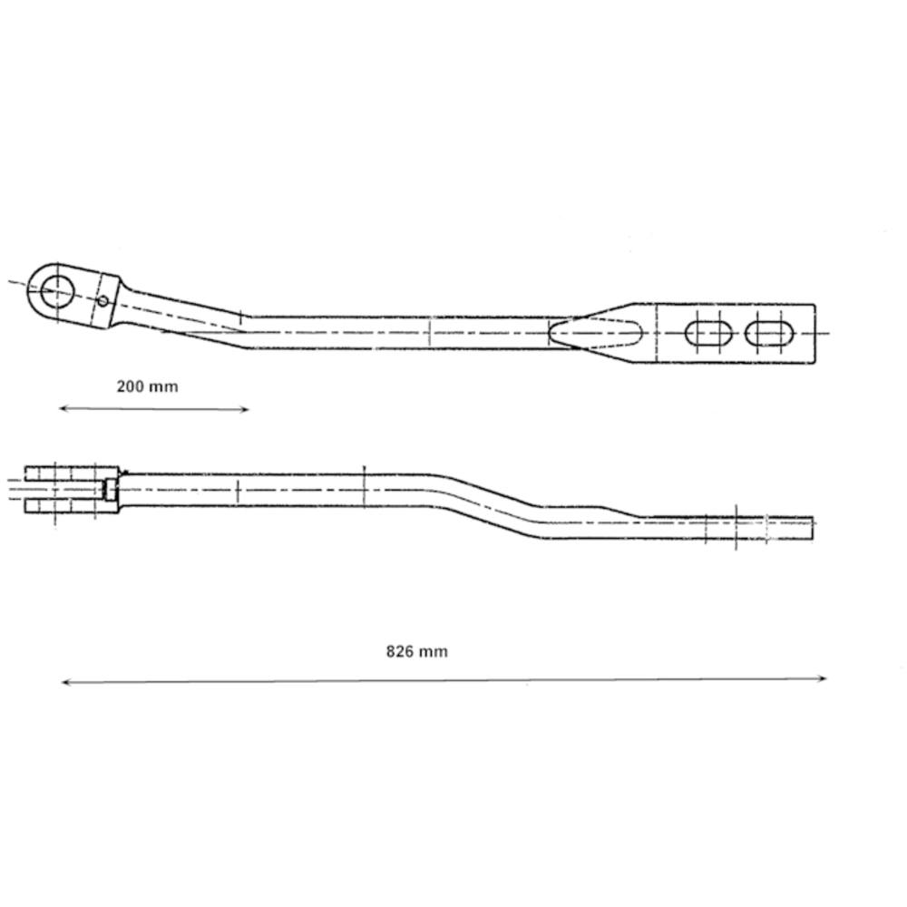Drive rod, No. 2601, 826mm