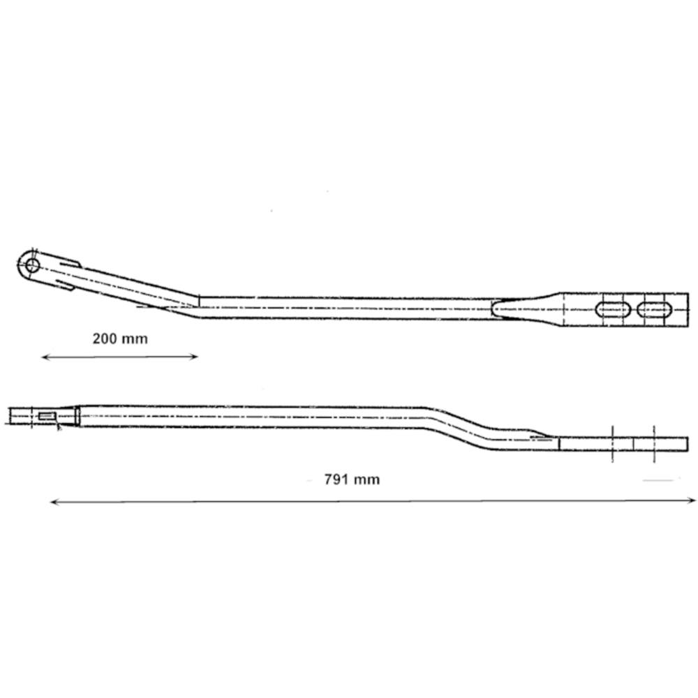 Detector rod, No. 4801, 791mm