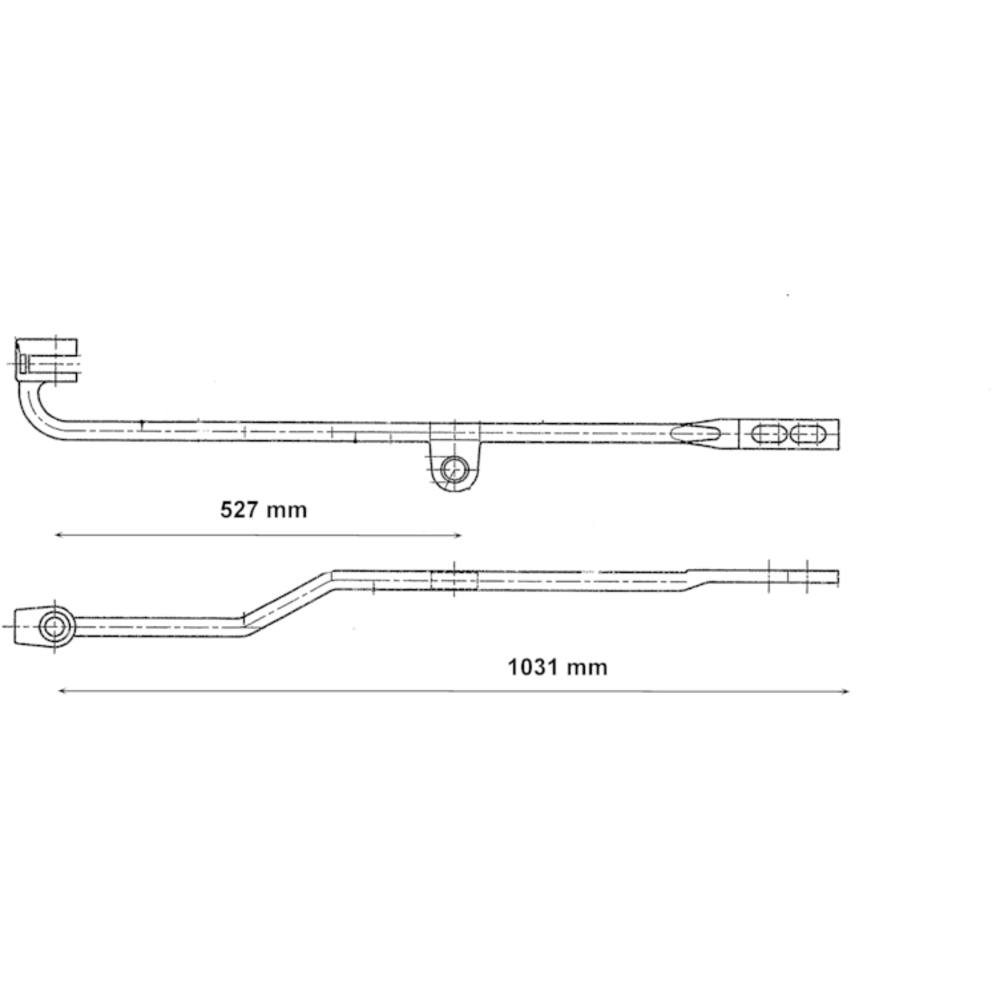 Detector rod, no.4870, 1031mm