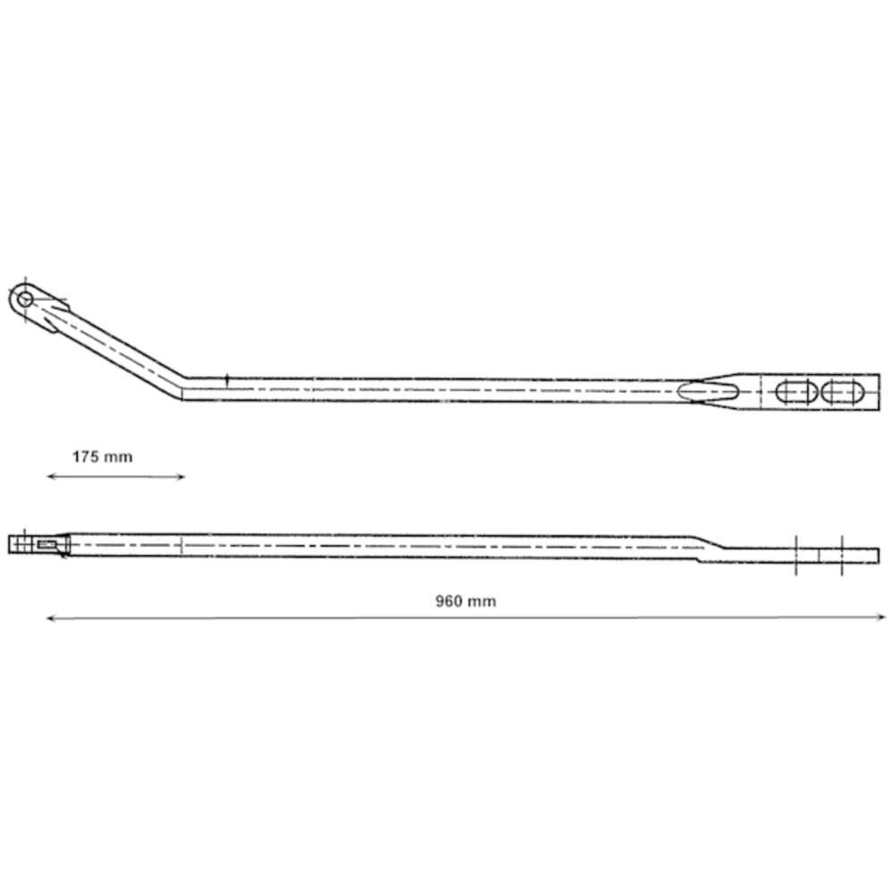 Detector rod, No. 4881, 960mm