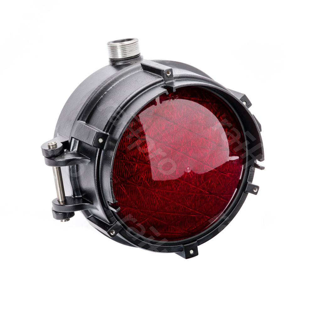 Lamp housing, XC, with LED, red, unstabilized