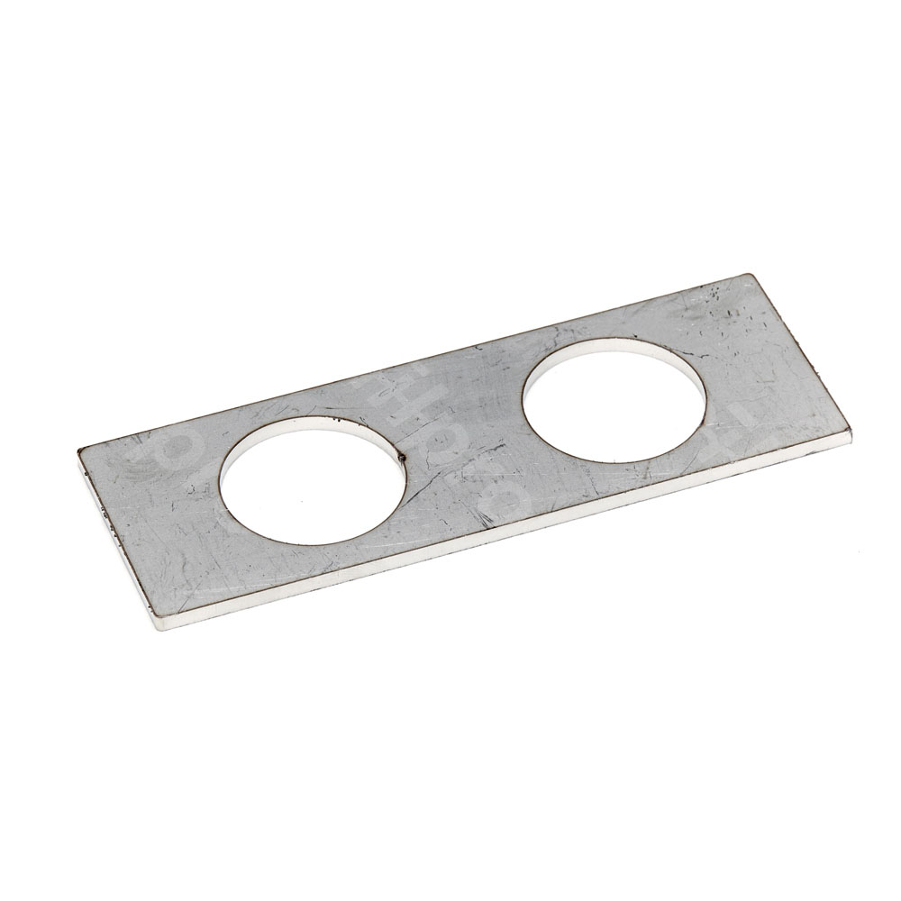 Cable feedthrough strip, 40x114mm, 2xPG21