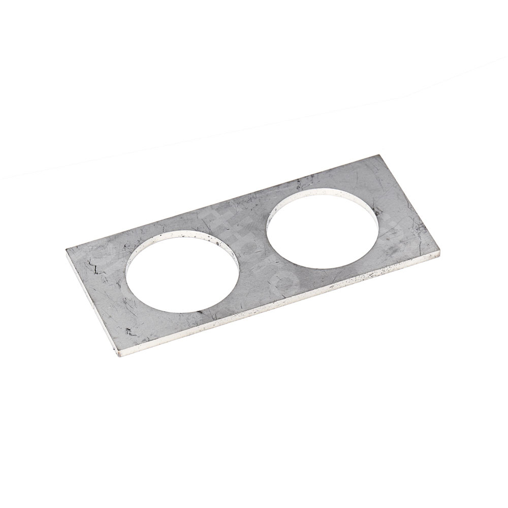 Cable feedthrough strip, 50x114mm, 2xPG29