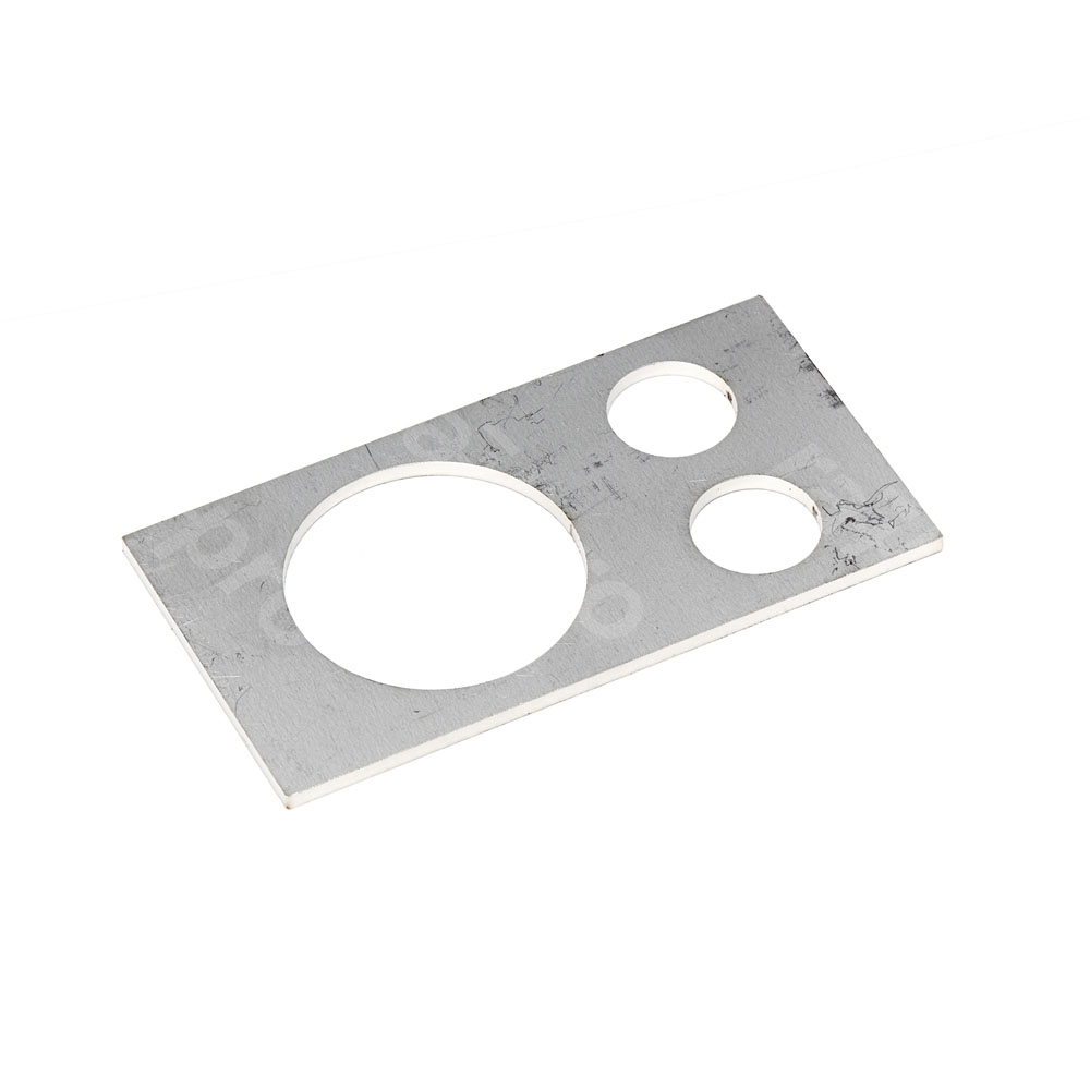 Cable feedthrough strip, 1xPG36+2xPG13.5