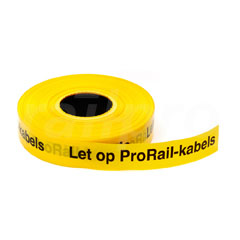 Tape, 'Caution ProRail cables', 40mmx250m