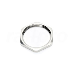 Connection nut, nickel-plated brass, PG21