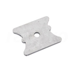 Retaining plate with 2 cams