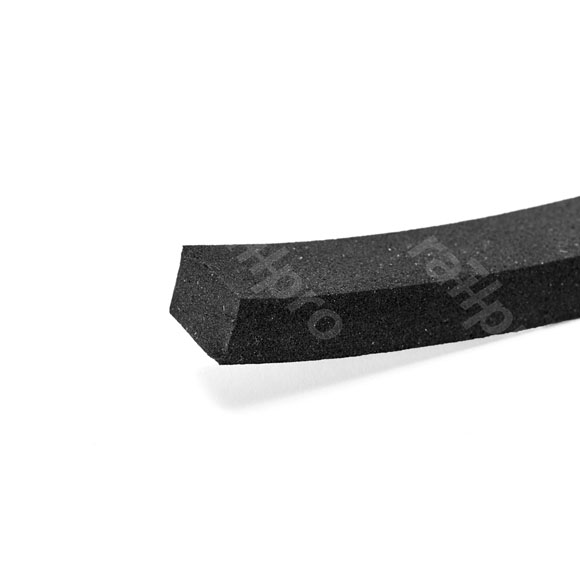 Rubber profile, 16x10mm