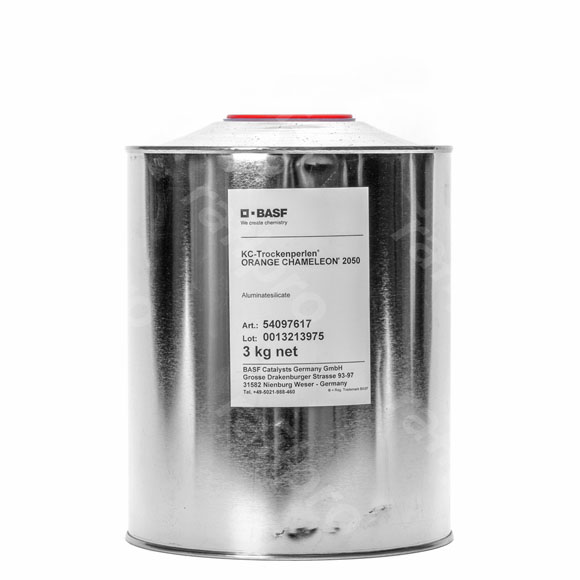 Orange silica gel desiccant beads, 3kg