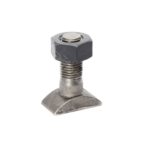 Clamp bolt, with commercial nut, M22x70mm