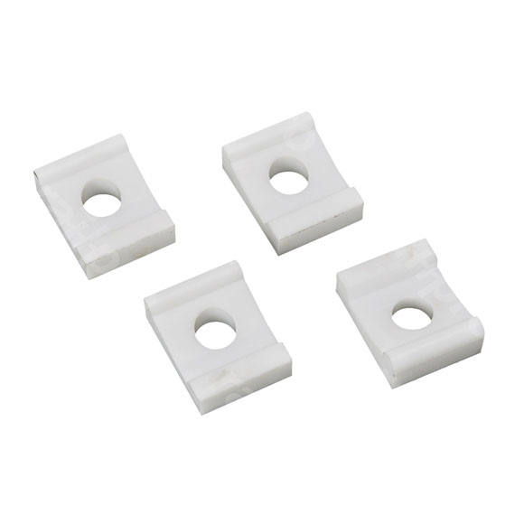Clamp plate set, HMPE, for ES-weld
