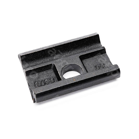 Clamp plate GGG 40 rail fastening coated
