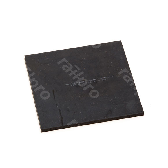 Rail pad, cork rubber, FC846/VC9600, 162.5x152.5mm