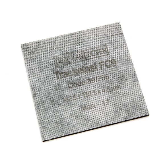 Rail pad, FC9, 152.5x152.5x4.5
