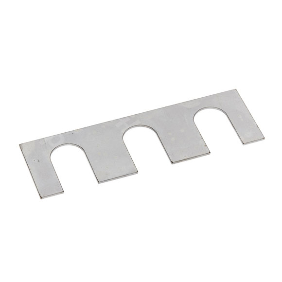 Filler plate, for insul. strip, steel, 2mm