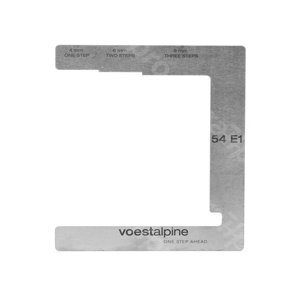 Rail wear indicator 54E1,4/6/9
