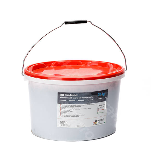 Cold asphalt, gradation 2-5mm, 20 kg bucket