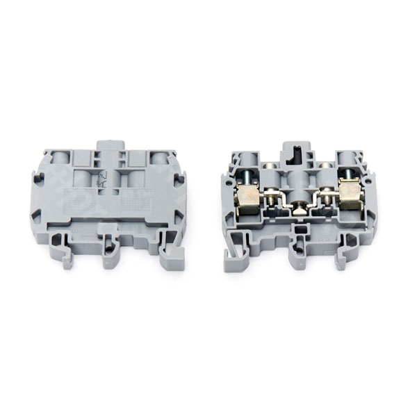 Separating terminal block, M6/8 STP, black