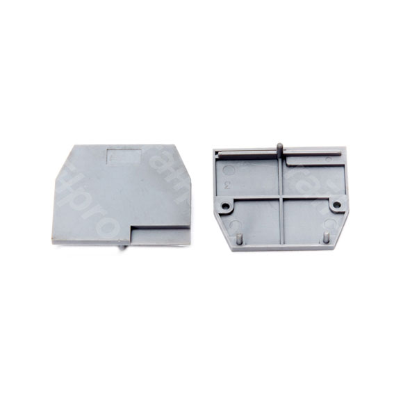 End plate, FEM12, grey