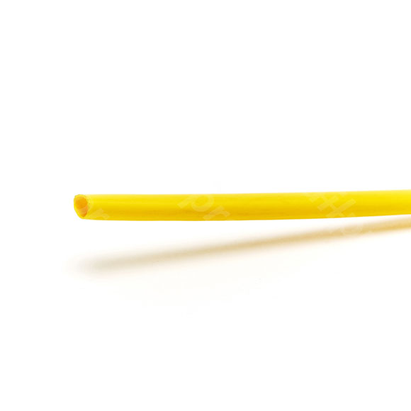 Heat shrink tubing, thin wall 6.4/3.2mm, yl