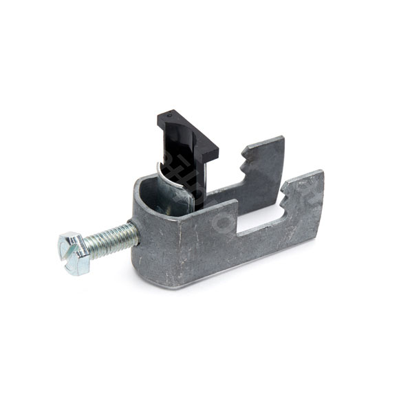 Clamp, 16U+GW16 for mounting on flat profiles