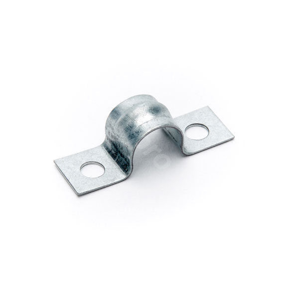 Cable clip, gemeniert, 12mm