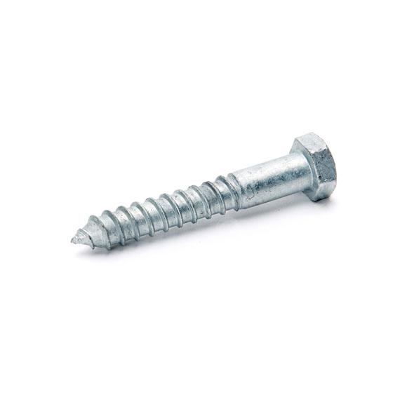 Wood screw bolt, thv 4.6, M16x100mm, DIN571