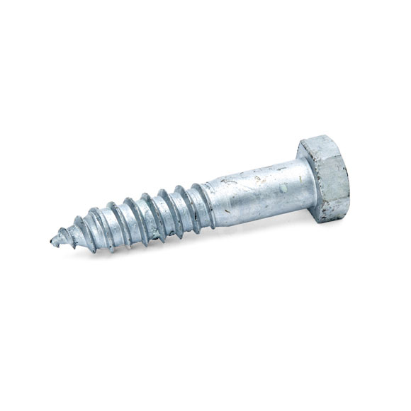 Wood screw bolt, thv 4.6, 20x100mm, DIN571