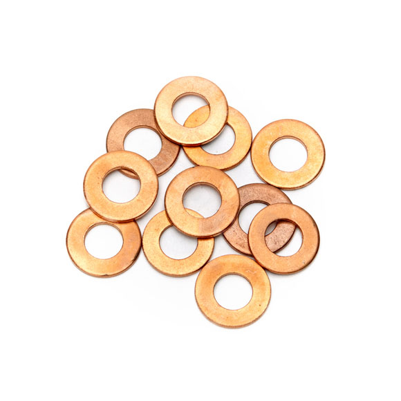 Washer, copper, M10, DIN125A