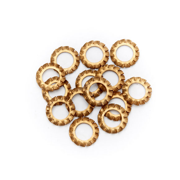 Toothed spring washer, bronze, M8, DIN6798A