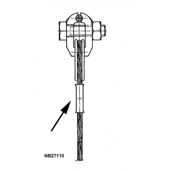 Notch connector,for cable,10mm²