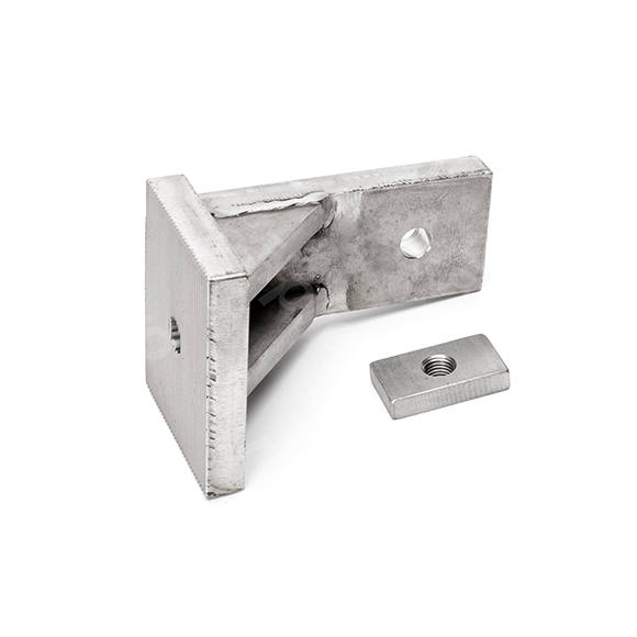 Connection piece for goat, at end ramp piece
