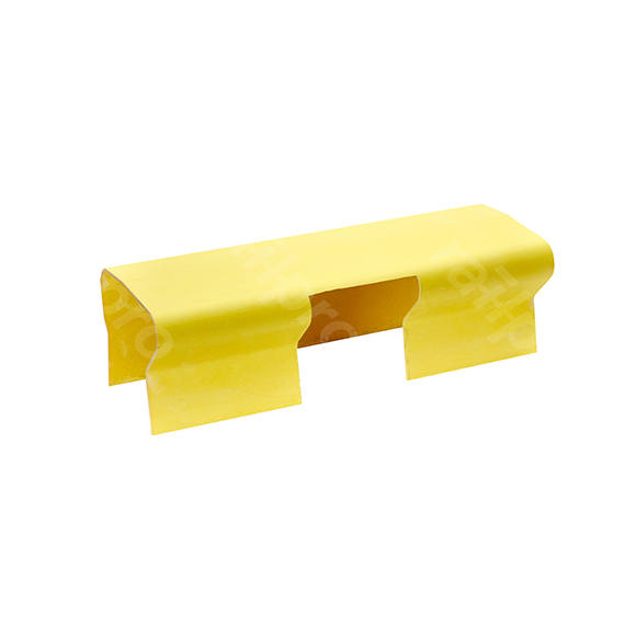 Current rail cap, for insulator, for steel goat