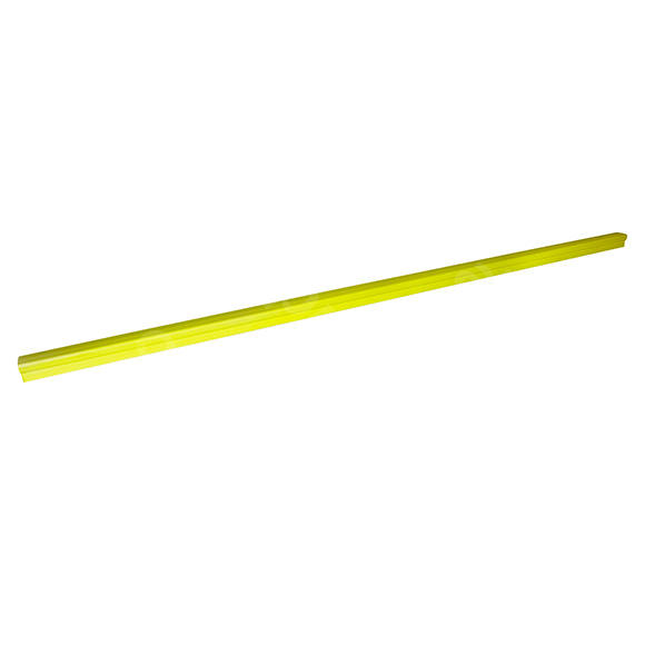 Current rail cap, lg 4.85m, yellow