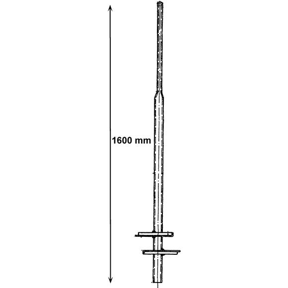 Pole, for signal board, 48x1600mm